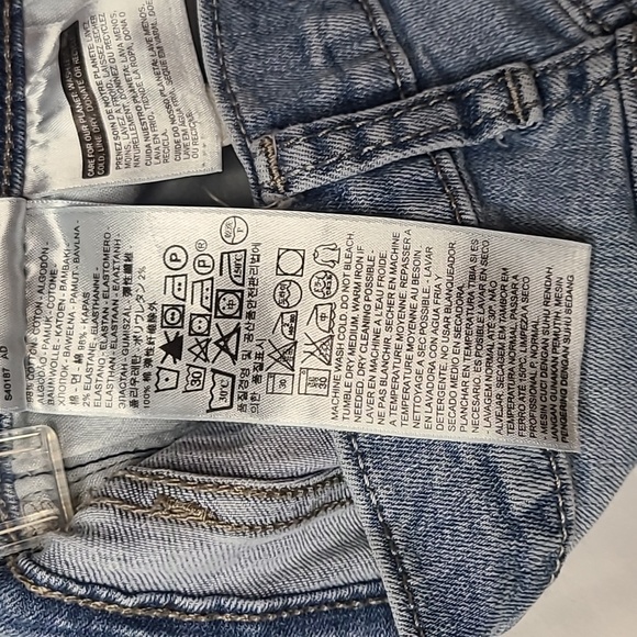 Levi's 524 Too Superlow Skinny Jeans - Light Wash - Women's Size 13M W31 L32 - Picture 6 of 11